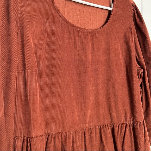 Rust Red Women's Dress - Picture 2 of 6